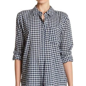 Two by Vince Camuto Gingham Checked Shirt